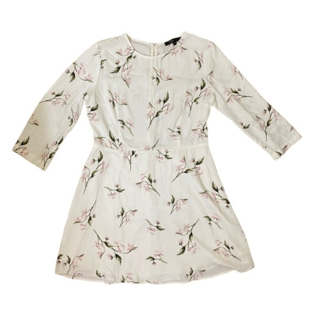 Dynamite Long-Sleeve Floral Dress